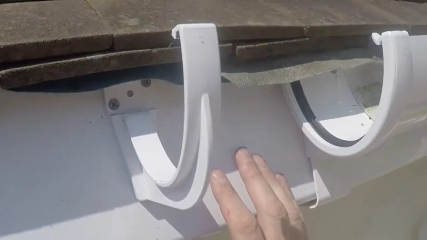 New gutter installation on a home in Skellow Doncaster