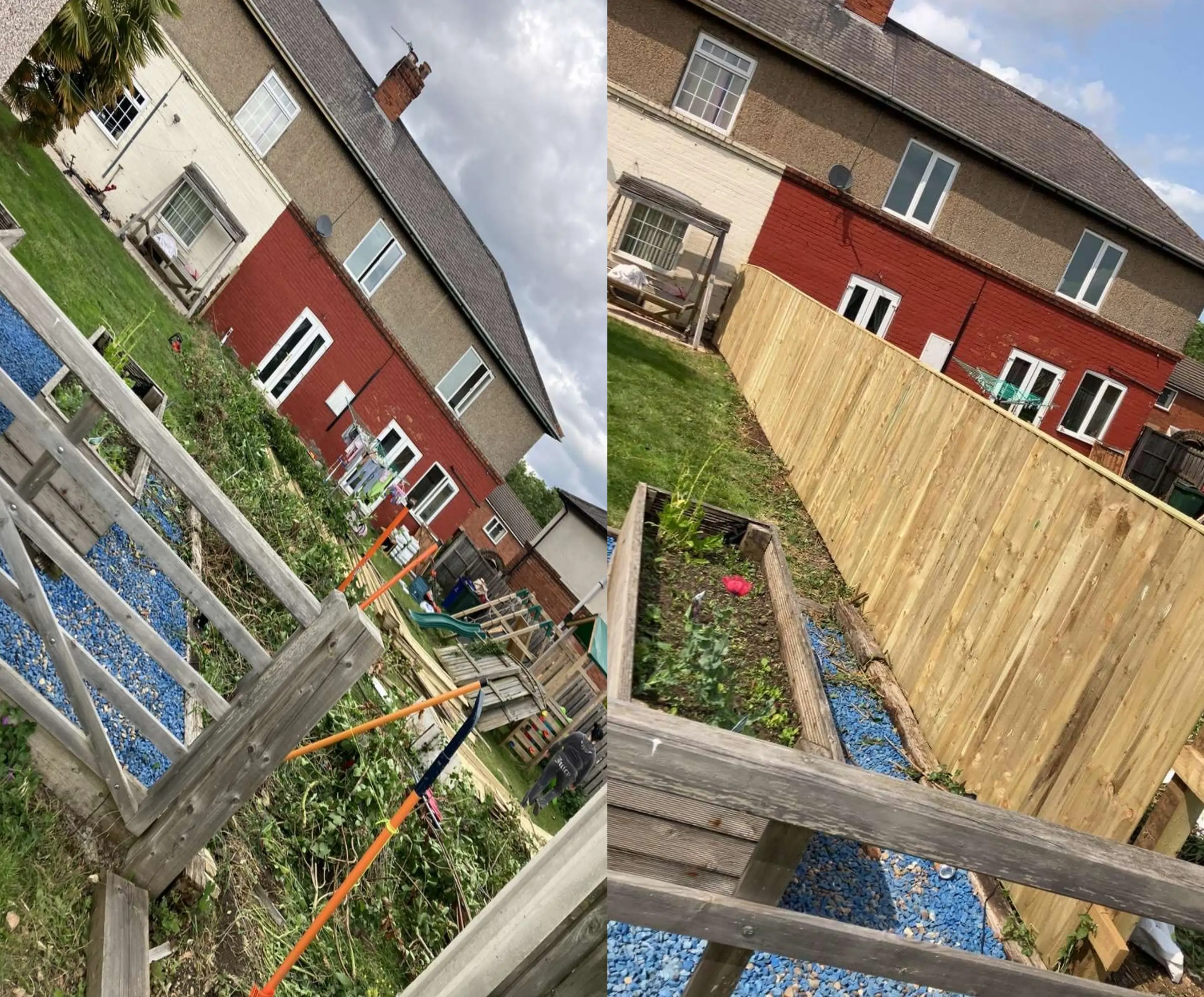 Single sided featheredge long run fence built in Carcoft,Doncaster